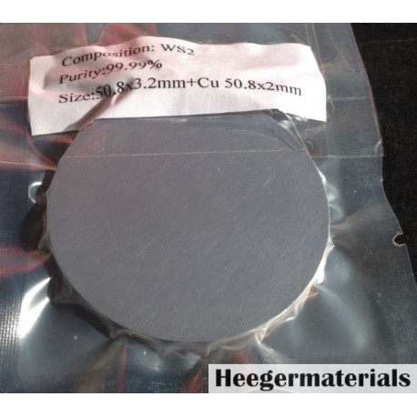 Tungsten Sulfide (WS2) Sputtering Target-Heeger Materials Inc