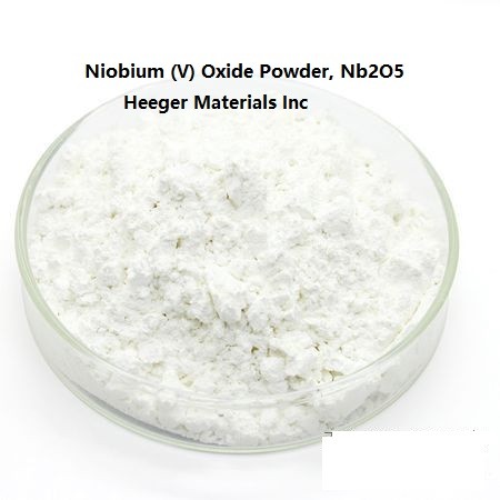 Niobium Oxide Powder, Nb2O5, CAS 1313968 Heeger Materials