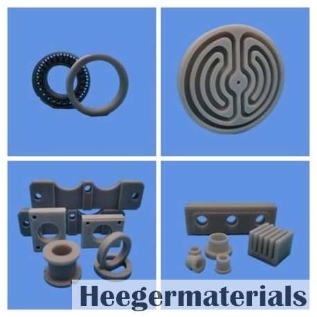 Aluminum Nitride Custom Machined Parts, AlN Ceramic-Heeger Materials Inc