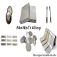 MoNbTi High-entropy Alloy Ingot/Plate/Parts | Melting | Customized HEA