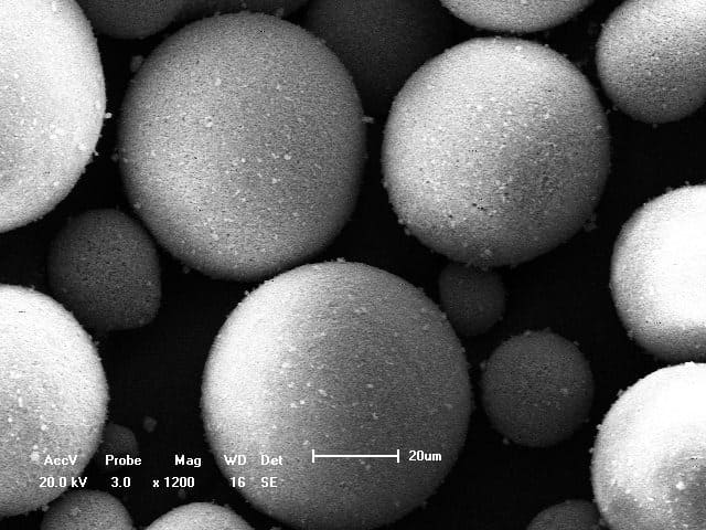High-Purity Yttria Ceramic Powder SEM
