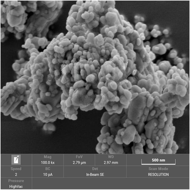 Strontium Carbonate SEM