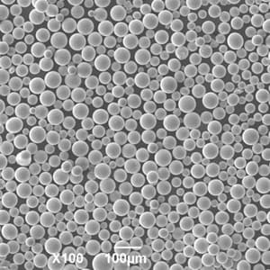 AlMgScZr Spherical Aluminum Alloy Powder SEM