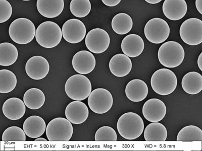 Spherical Gold-Tin Alloy Powder for Brazing SEM