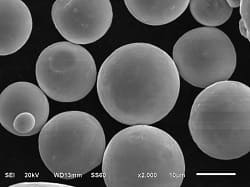 CoCrW High-Entropy Alloy Spherical Powder SEM