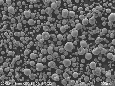 Spherical Zirconium Carbide (ZrC) Powder SEM