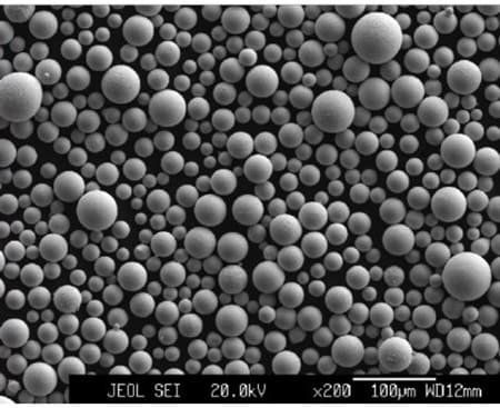 WMoTaNbV High-entropy Alloy Spherical Powder SEM