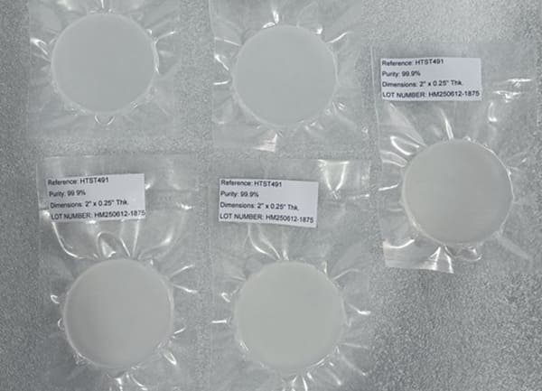 Lithium Fluoride (LiF) Sputtering Target